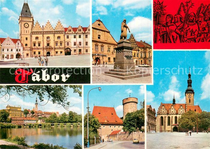 Tabor  CZ Goticke domy s renesancnimi stity Historicke jadro mesta je narodni ku