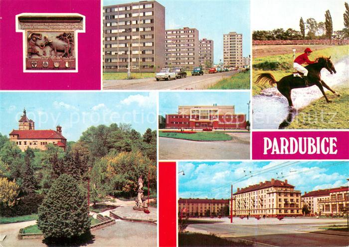 Pardubice Pardubitz CZ Pernstejnsky relief na Labske brane Polabiny Z Velke Pard