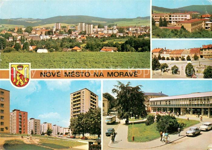 Nove Mesto na Morave Celkovy pohled Nemocnice Namesti Dr J Sekaniny Nove sidlist