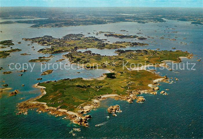 Ile-de-Brehat Vue generale aerienne