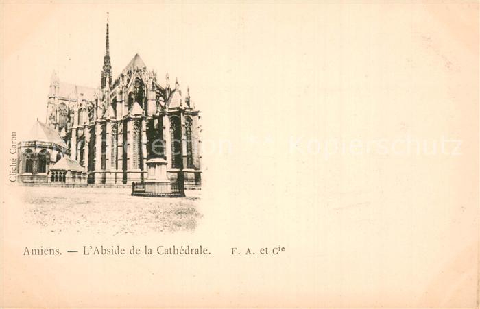 Amiens 80 Abside la Cathedrale