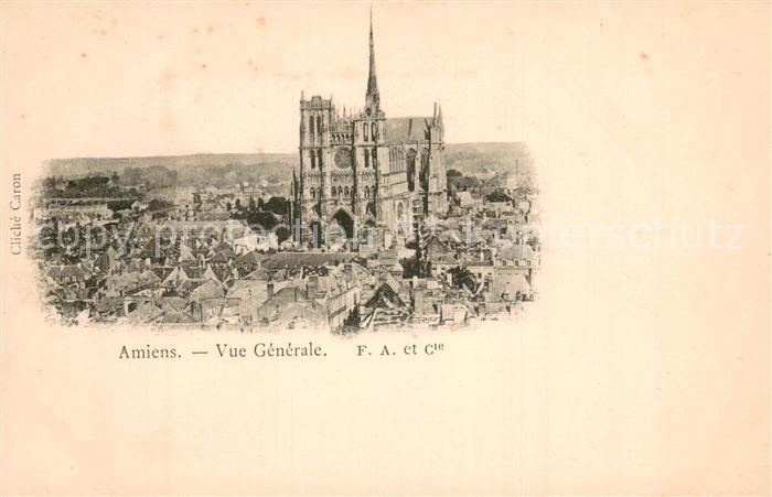 Amiens 80 Vue Generale et la Cathedrale