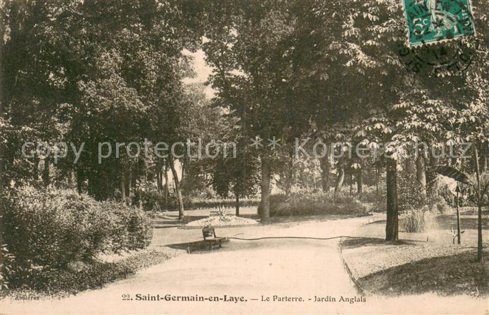 Saint-Germain-en-Laye Le Parterre Jardin Anglais