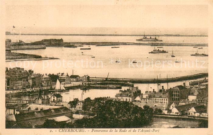 Cherbourg 50 Panorama de la Rade et de l Avant Port
