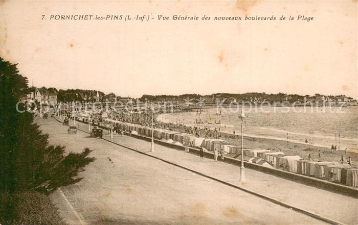 Pornichet Vue Generale des nouveaux boulevards de la plage