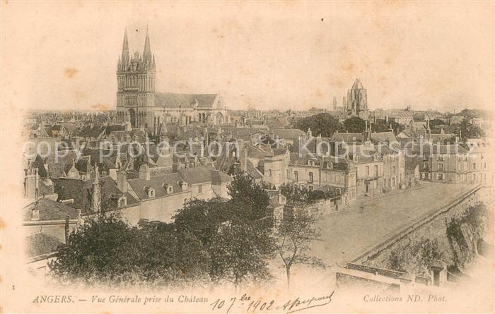 Angers 49 Vue Generale prise du Chateau