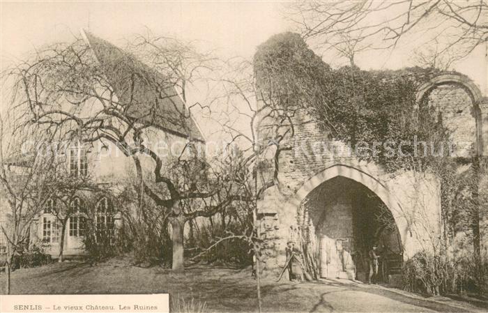 Senlis 60 Oise Ruines du vieux Chateau
