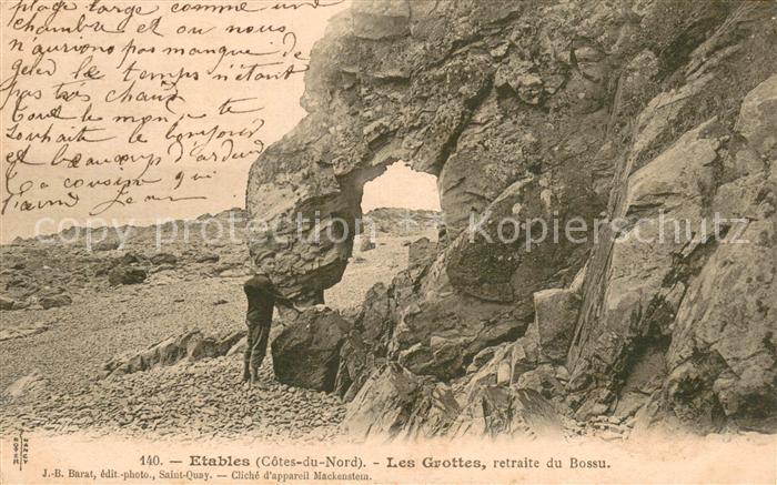 Etables 22 les Grottes Les Grottes retraite du Bossu