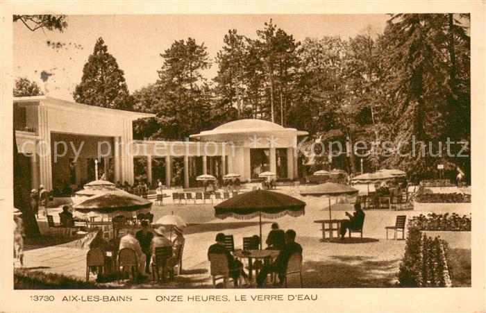 Aix-les-Bains 73 Onze heures le verre d eau Restaurant C