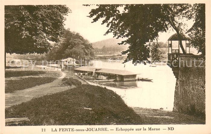 La Ferte-sous-Jouarre 77 Echappée sur la Marne