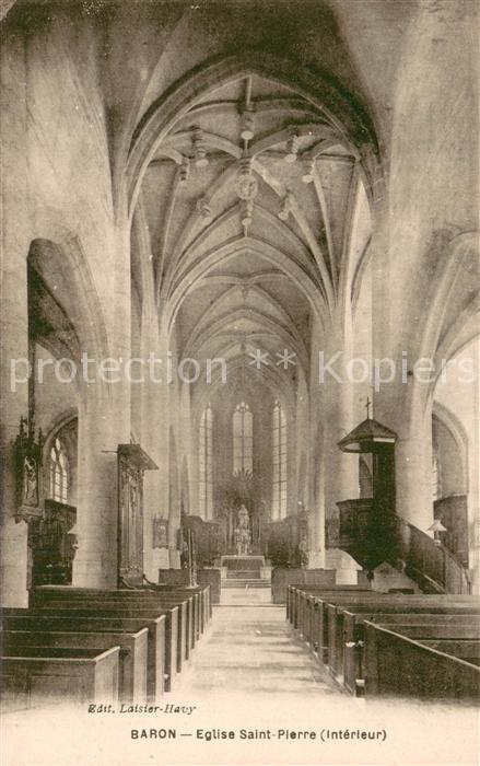 Baron Oise Intérieur de l Eglise Saint Pierre