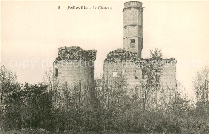 Folleville Eure 27 Ruines du Chateau