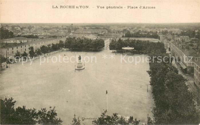 La Roche-sur-Yon Place d Armes Monument Inondation Hochwasserkatastrophe