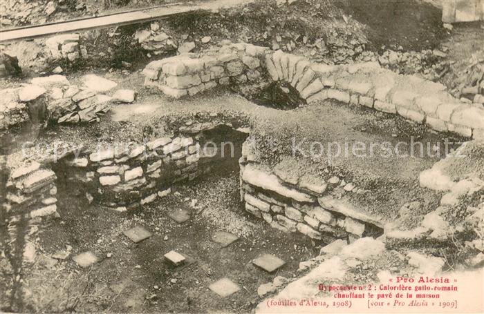 Alesia(Roman War) Alise-Sainte-Reine Calorifère gallo-romain Gallisches Oppidum