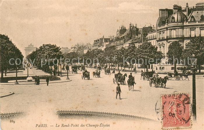 Paris 75 Rond Point des Champs Elysées