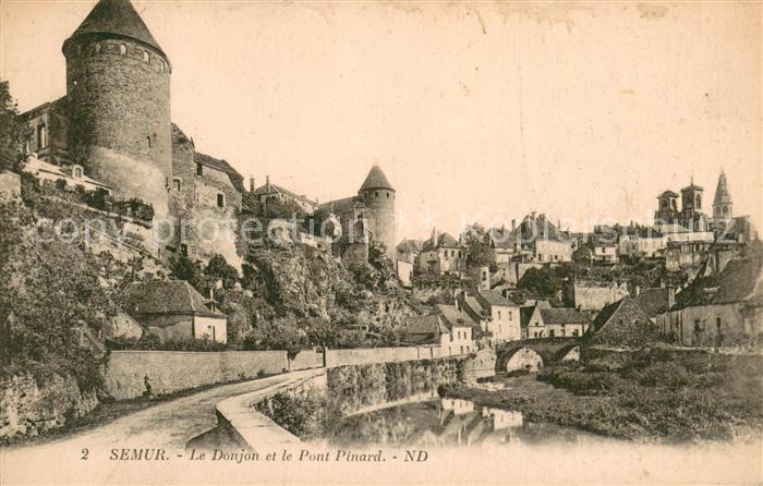 Semur-en-Auxois Le Donjon et Pont Pinard