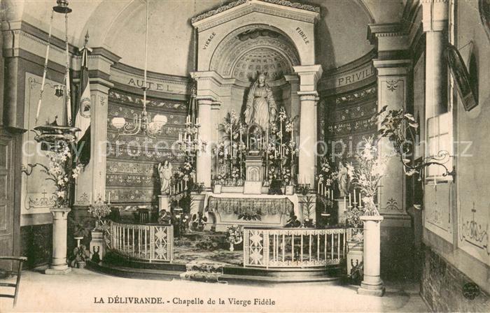 La Delivrande 14 Intérieur de la Chapelle de la Vierge Fidèle