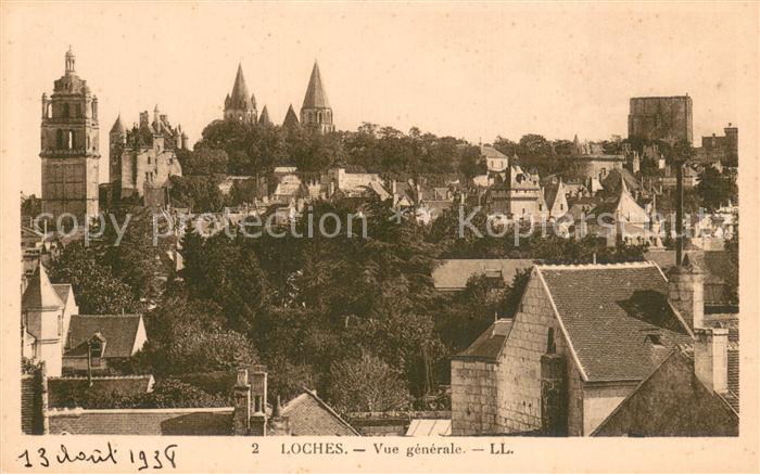 Loches 37 Vue Generale de la ville