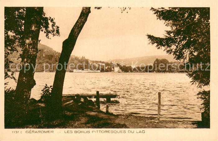 Gerardmer 88 Vosges Les bords pittoresques du lac