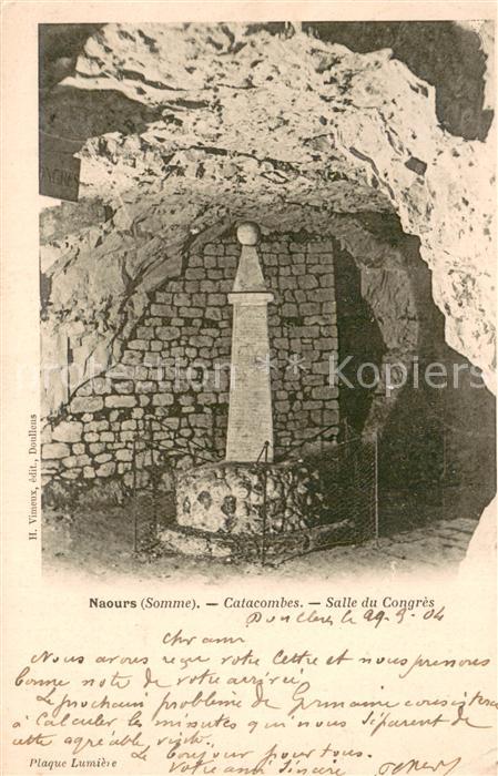 Naours Catacombes Salle du Congrès