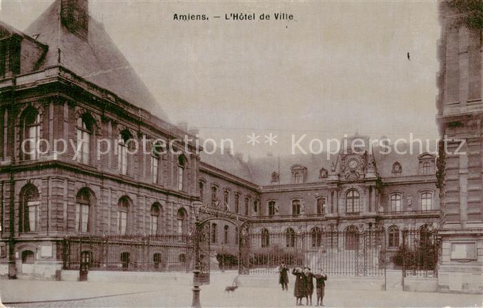 Amiens 80 Hôtel de Ville Rathaus