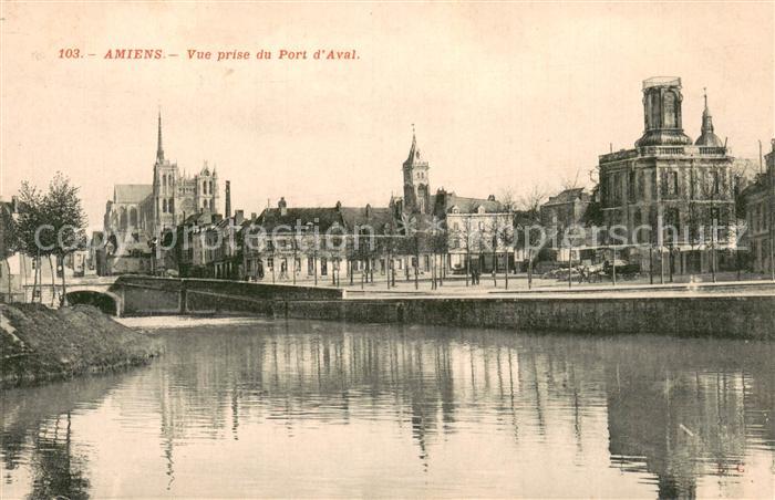 Amiens 80 Vue prise du Port d Aval