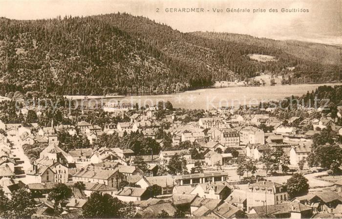 Gerardmer 88 Vosges Vue Generale prise des Gouttridos
