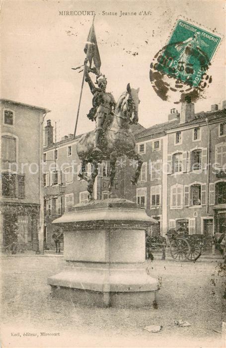 Mirecourt 88 Statue Jeanne d Arc Monument Reiterstan
