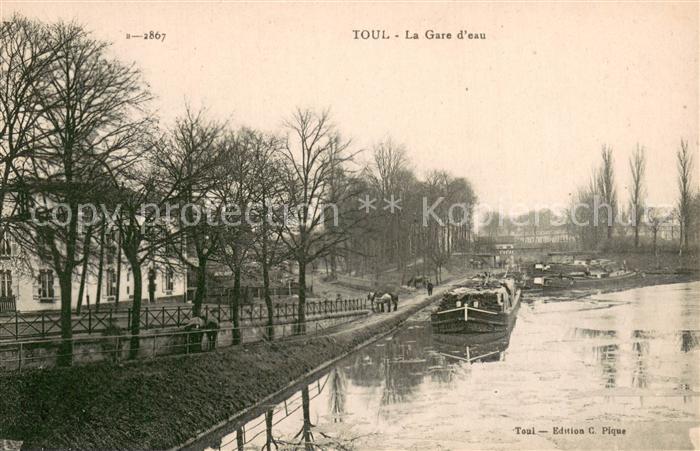 Toul 54 La gare d eau Bateau