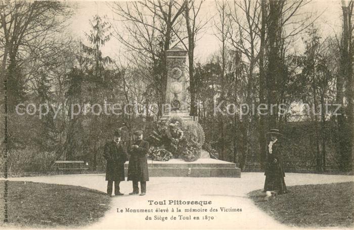 Toul 54 Monument élevé a la mémoire des victimes du Siège de Toul en 1870