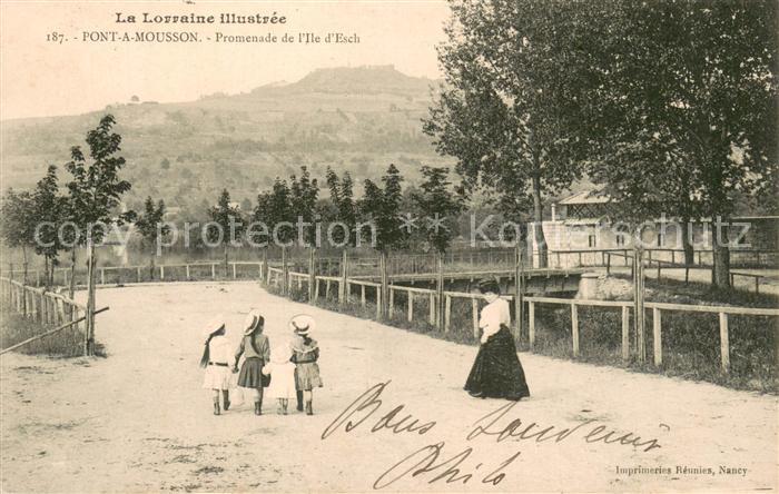 Pont-a-Mousson 54 Promenade de l Ile d Esch