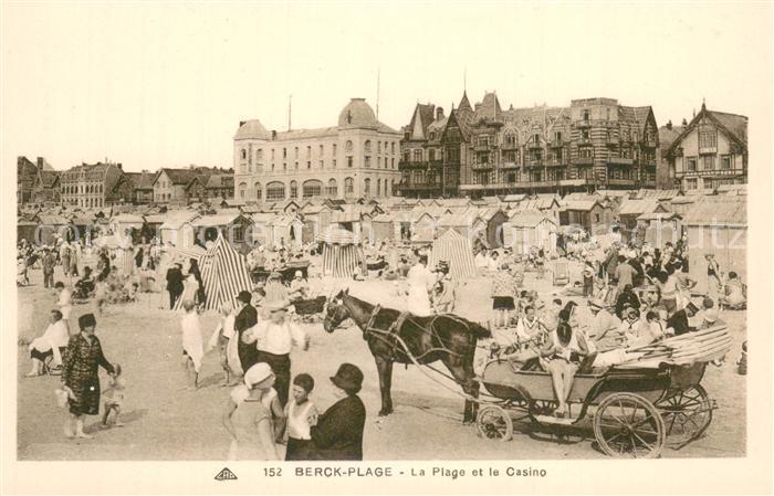 Berck-Plage 62 La plage et le casino
