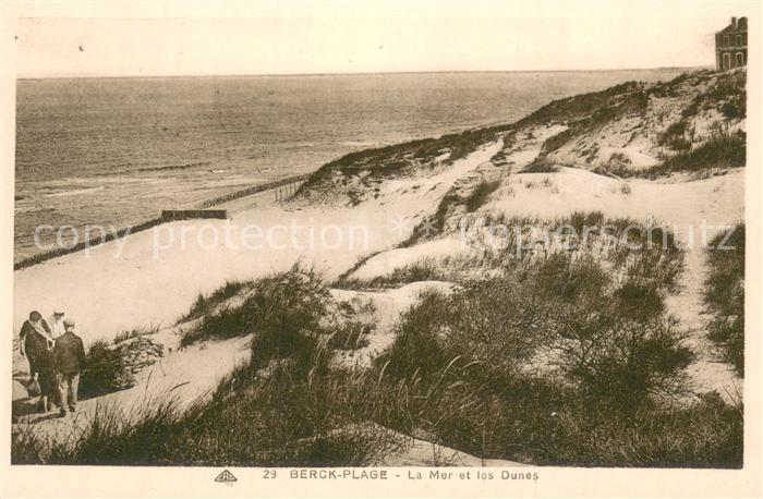 Berck-Plage 62 La mer et les dunes