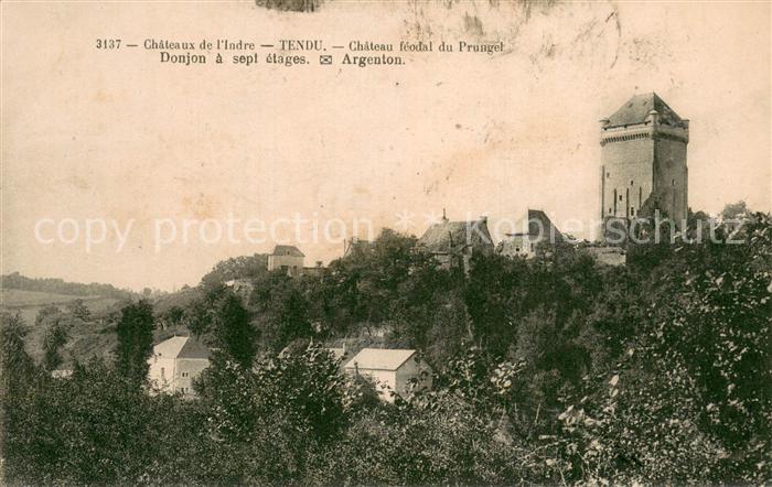 Tendu 36 Chateau féodal du Prungel Donjon