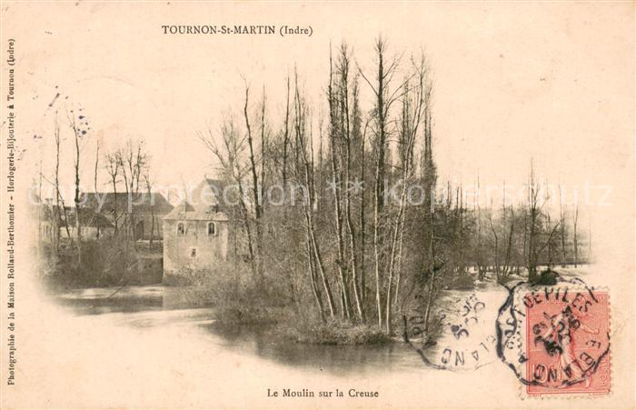 Tournon-Saint-Martin 36 Indre Le Moulin sur la Creuse