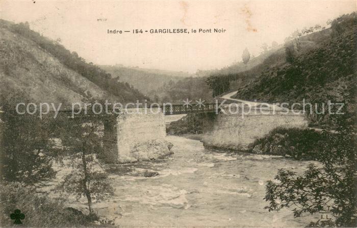 Gargilesse-Dampierre 36 Indre Pont noir