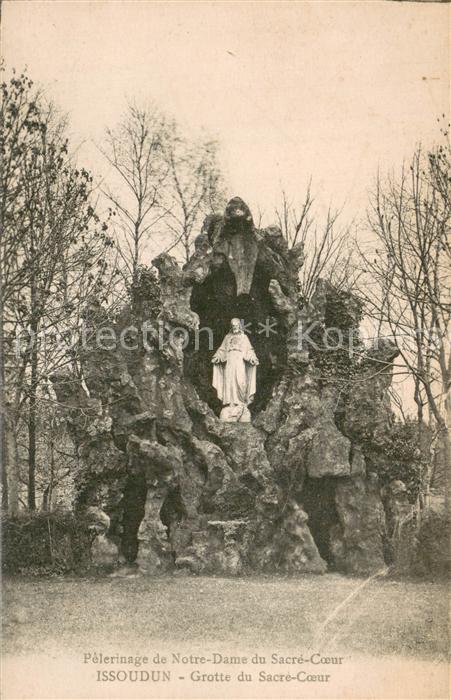 Issoudun 36 Grotte du Sacré Coeur Pèlerinage de Notre Dame du Sacré Coeur