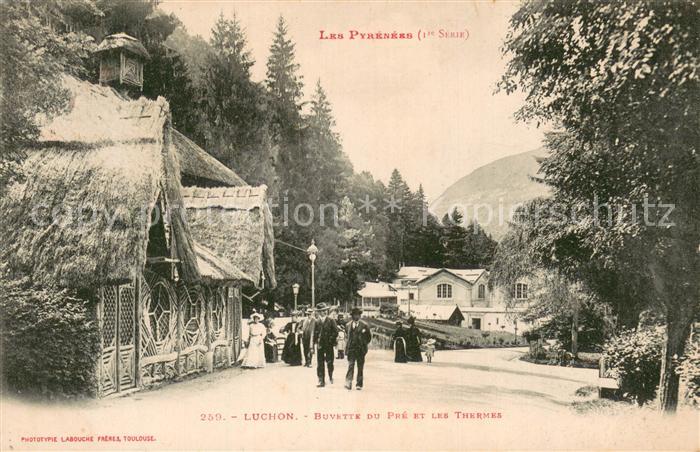 Luchon Haute-Garonne Buvette du Pre et les thermes