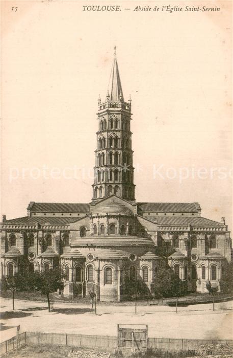 Toulouse 31 Abside de l Eglise Saint Sernin