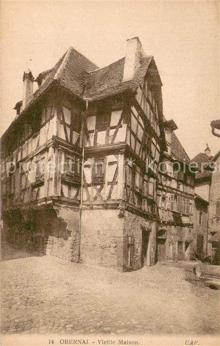 Obernai Bas Rhin Vieille maison