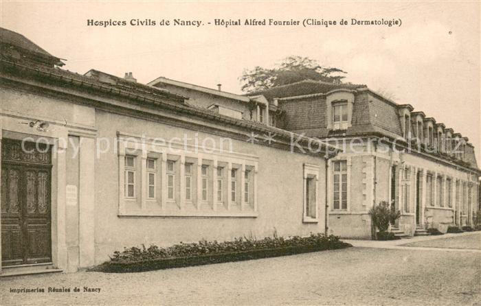 Nancy 54 Hospices Civils Hôpital Alfred Fournier Clinique de Dermatologie