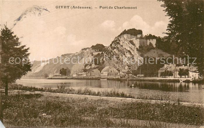 Givet Ardennes Fort de Charlemont Bords de la Meuse