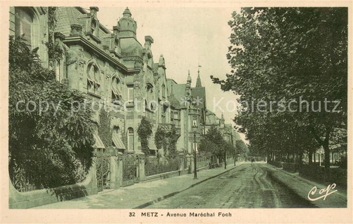 Metz  57 Moselle Avenue Maréchal Foch