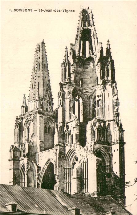 Soissons 02 Aisne Eglise Saint Jean des Vignes Ruines