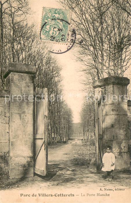 Villers-Cotterets Porte blanche du parc