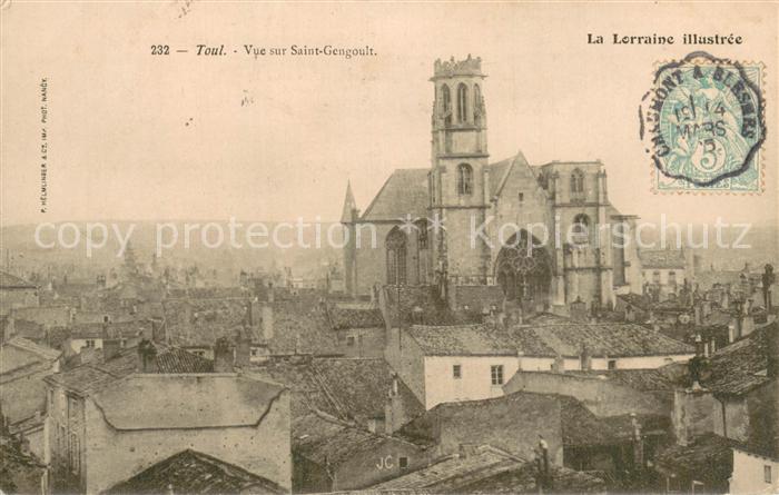 Toul 54 Vue sur la Cathedrale Saint Gengoult