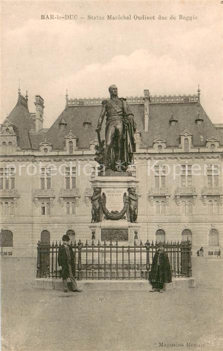 Bar-le-Duc 55 Monument Statue Maréchal Oudinot Duc de Reggio