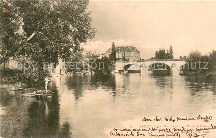 Nancy 54 La Meurthe au Pont d Essey