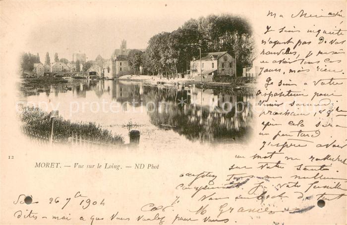 Moret-sur-Loing Vue sur le Loing