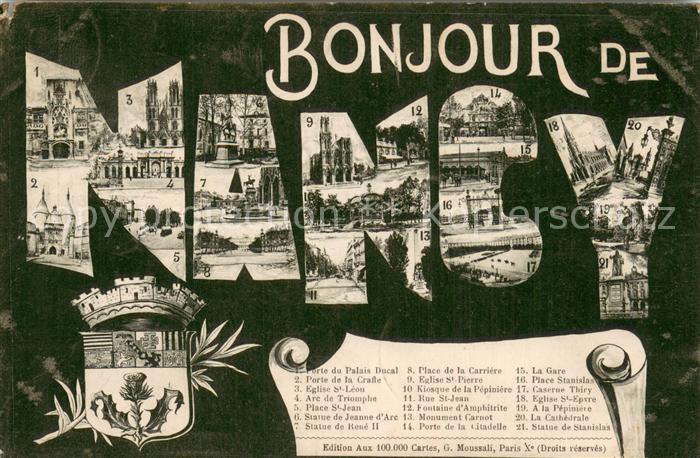 Nancy 54 Bonjour de la ville vues d ensembles